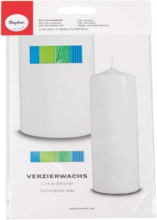Vax för ljus - modelleringsljus - kristallgel - vaxark - vaxlins - paraffin Rayher hobby - 31565376
