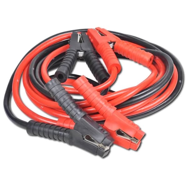 vidaXL 2 stk Bil Startkabel Booster 1500 A