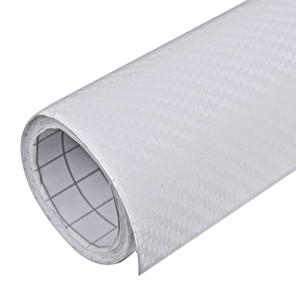 vidaXL bilfolier 2 stk. 100x150 cm 3D hvid