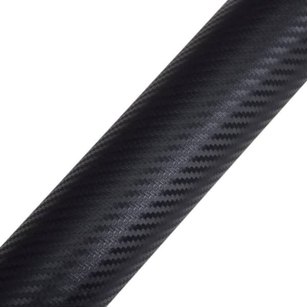 vidaXL Bilfolier 2 stk 3D svart 100x150 cm