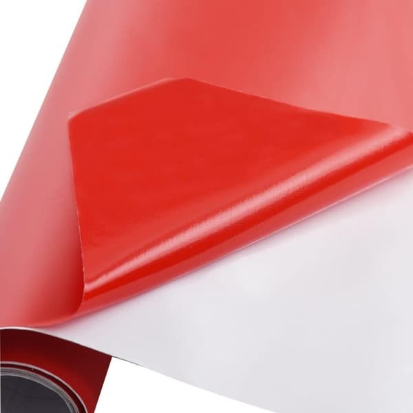 vidaXL bilfolie 100x150 cm mat rød