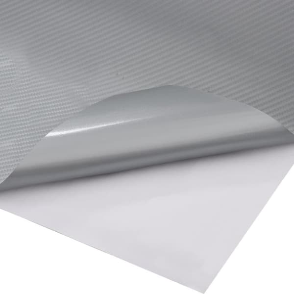 vidaXL Auton päällystekalvot 2 kpl 4D hopea 100x150 cm + 50x150 cm