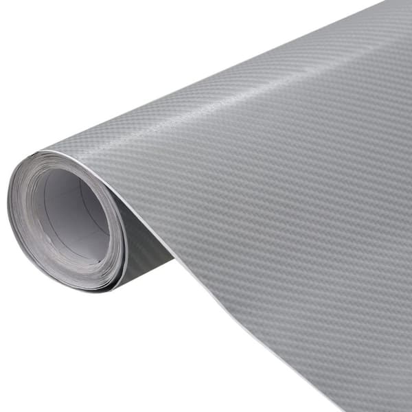 vidaXL Auton päällystekalvot 2 kpl 4D hopea 100x150 cm + 50x150 cm