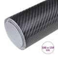 Miniatyrbilde 7 av 8: vidaXL Bilfolie 4D svart 100x150 cm