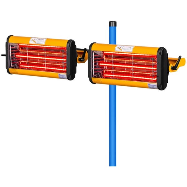 MSW IR-tork - 2.200 W - 2 lampor