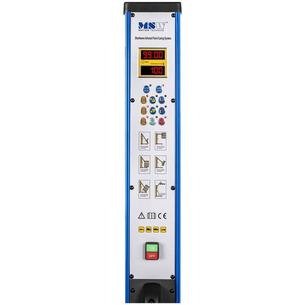 MSW IR-tork - 3.300 W - 3 lampor - puls