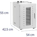Miniatyrbild 7 av 7: Wiesenfield Pollentork - 1431 W - 16 hyllor - 30-70 °C - 100 l