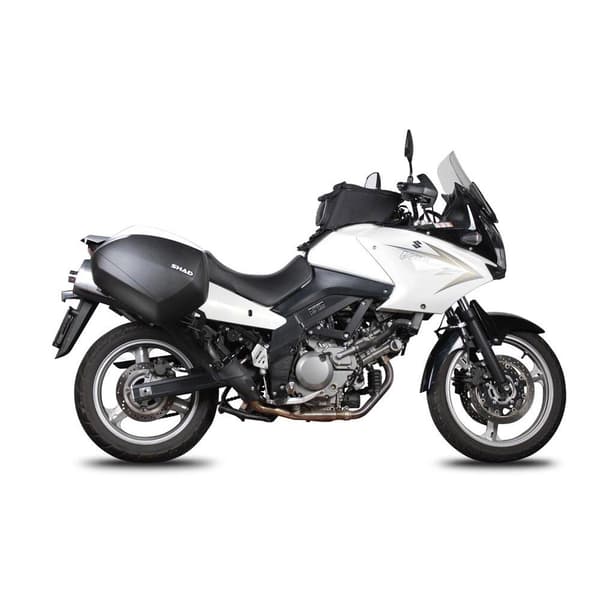 Shad 3p Suzuki V-strom 650 Sivu Tapaukset Asennus Suzuki V-strom 650 Musta