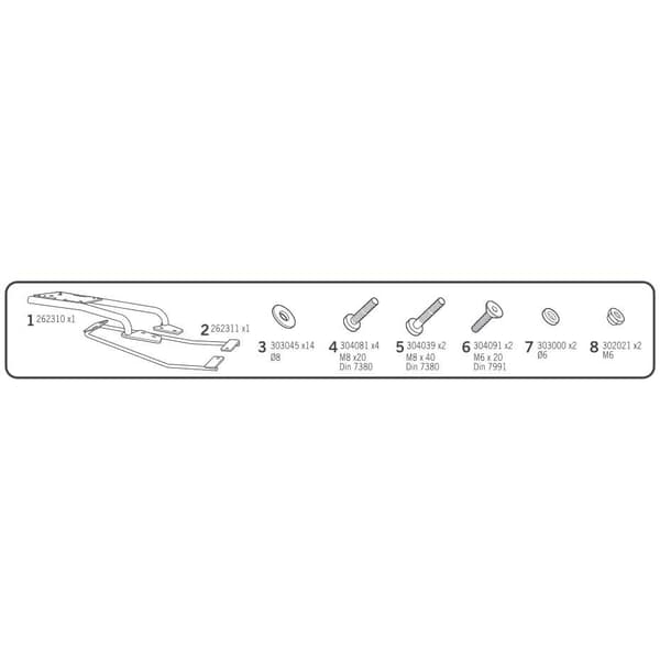 Shad Takana Benelli Bn Top Master 125 Musta