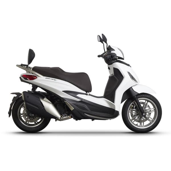Shad Selkänojan Asennus Piaggio Beverly 300/400/300s/400s Musta