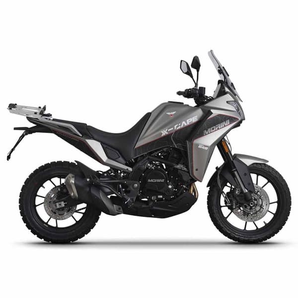 Shad Yläkotelon Takakiinnitys Top Master Moto Morini X-cape 649 Hopeinen