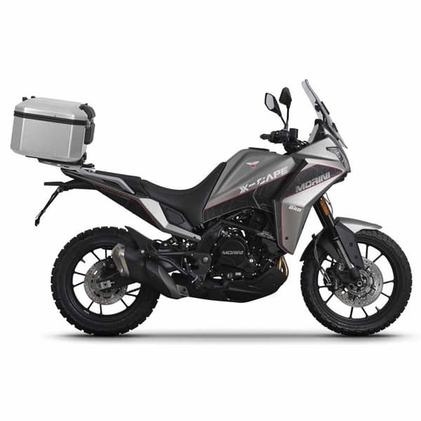Shad Yläkotelon Takakiinnitys Top Master Moto Morini X-cape 649 Hopeinen
