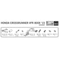 Miniatyrbillede 3 af 5: Shad 3p Honda Vfr800x Crossrunner Side Sager Montering Honda Vfr800x Crossrunner Sort