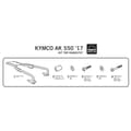 Pikkukuva 3 / 6: Shad Kymco Ak Takakiinnitys Top Master 550 Musta