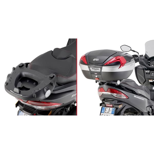 Givi Monolock/monokey Suzuki Burgman 400 K7/k8/k9/l0/l1/l2/l3/l4/l5/l6&burgman 400 Svart