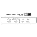 Miniatyrbillede 3 af 7: Shad 3p Ducati Diavel 1200 Side Sager Montering Ducati Diavel 1200 Sort