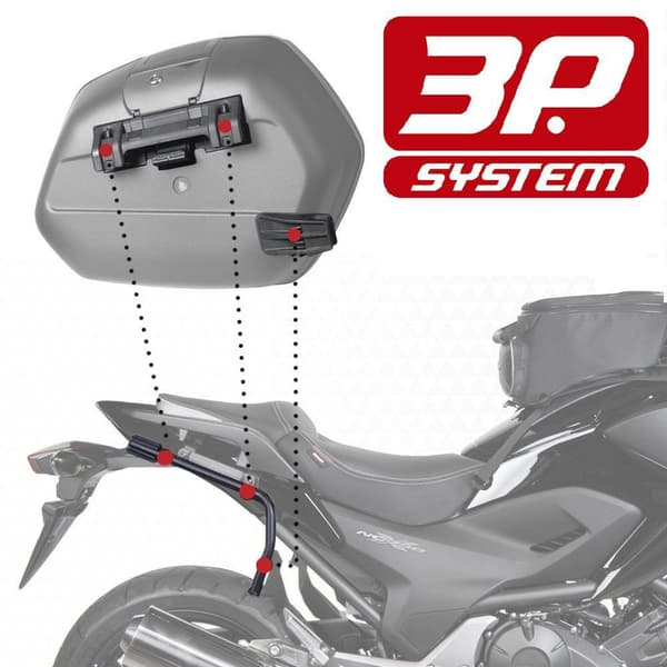Shad 3p Kawasaki Er6 N-f Sivu Tapaukset Asennus Kawasaki Er6 N-f Musta