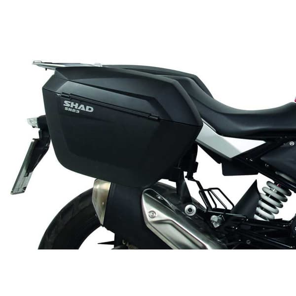 Shad 3p Bmw G310r/g310gs Side Sager Montering Bmw G310r/g310gs Sort