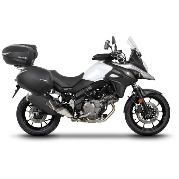 Shad 4p Suzuki V-strom 650 Side Sager Montering Suzuki V-strom 650 Sort