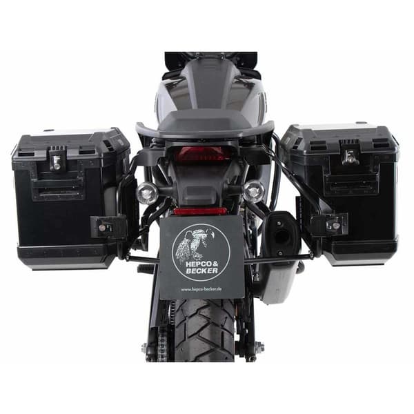 Hepco Becker Sivukoteloiden Kiinnitys Xplorer Cutout Harley Davidson Pan America 1250/special 21 6517600 00 01-01-40 Musta