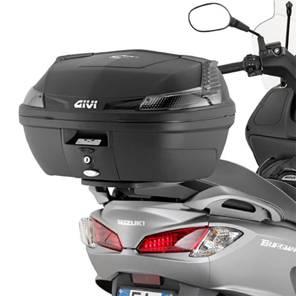 Givi Monolock Top Case Bagestativ Suzuki Burgman 125/200 K7/k8/k9/l0/l1/l2/l3&burgman 125/200 Abs Sort