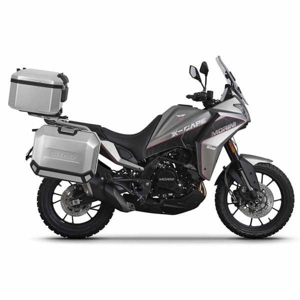 Shad Sivukoteloiden Kiinnitys 4p System Moto Morini X-cape 649 Hopeinen
