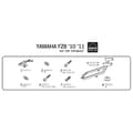 Miniatyrbillede 3 af 4: Shad Top Master Bagbeslag Yamaha Fazer Fz8 Sort
