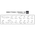 Pikkukuva 2 / 5: Shad Takana Asennus Bmw F Top Master 850 Gs Hopeinen