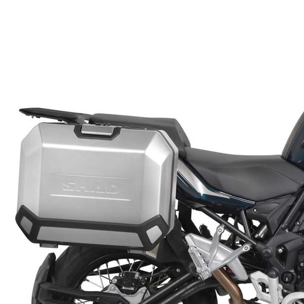 Shad Sivukoteloiden Kiinnitys 4p System Benelli Trk 502x 18 Hopeinen