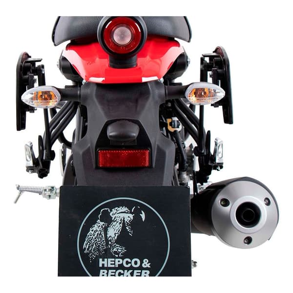 Hepco Becker Sivukoteloiden Kiinnitys C-bow Yamaha Xsr 125 21 6304575 00 01 Musta