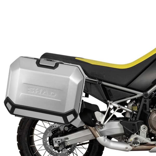 Shad Sivukoteloiden Kiinnitys Aprilia Tuareg 660 Hopeinen