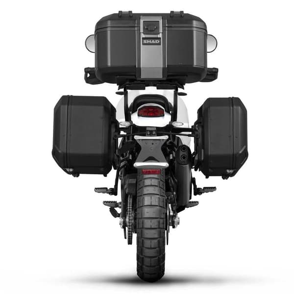 Shad Top Case Bakre Fitting Ducati Desert X 937 Silver