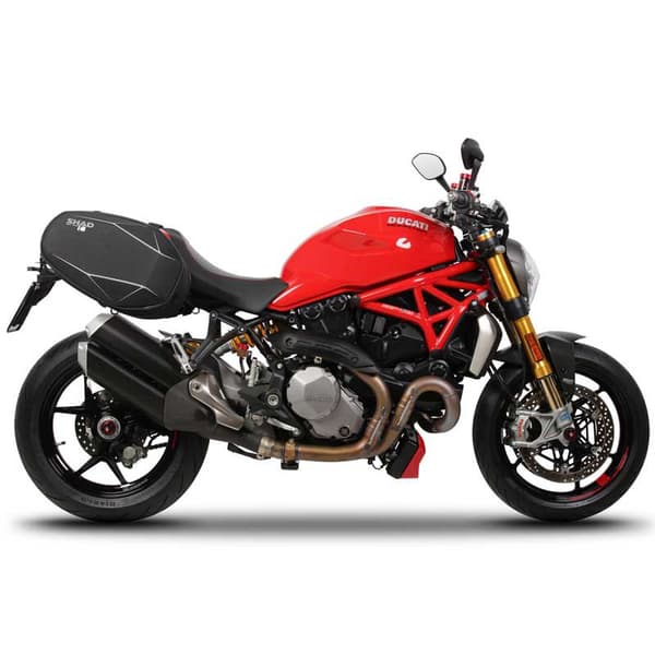 Shad Sivulaukun Pidike Ducati Monster 797/1200&super Sport 937 Musta