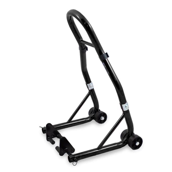 Motorcykelstativ, motorcykellift, gummiholder, forhjul, 250 kg