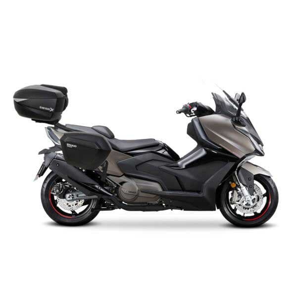 Shad Kymco Ak 550 Premium 2023 3p Sida Fall Passande Silver