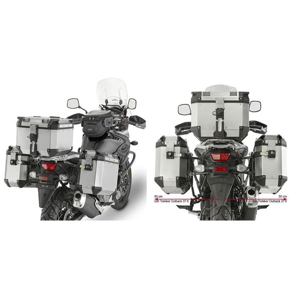 Givi Cam Side Pannier Holder Suzuki Dl Trekker Outback Monokey 650 V-strom Sort