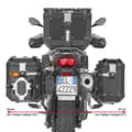 Miniatyrbillede 2 af 2: Givi Trekker Outback Monokey Cam Side Pannier Holder Til Bmw F 750 Gs/f 850 Gs/f 850 Gs Adventure Sort