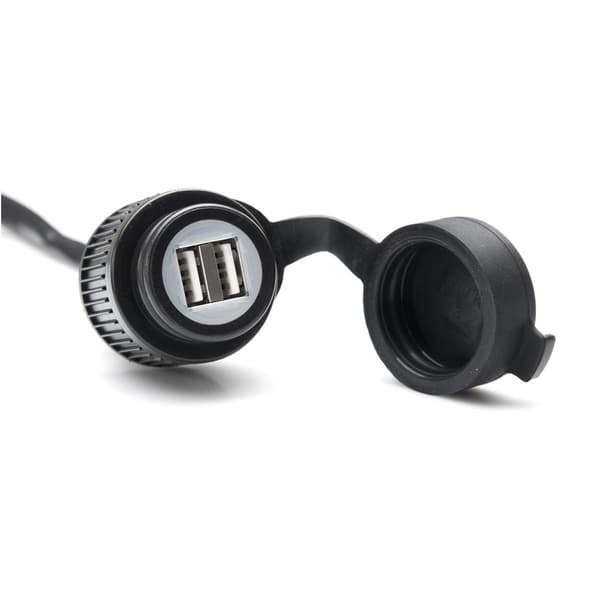 Sw-motech Dobbelt Usb-oplader Beam 2000 Ma 12v Sort