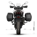 Miniatyrbild 6 av 6: Shad Benelli Trk 702/702x 2023 3p Sidoväskor Montering Silver