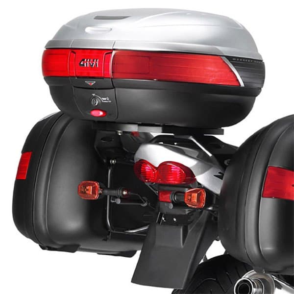 Givi Monokey/monolock Top Bagagebærer Bagpå Suzuki Gsf 600 Bandit/s&gsf 1200 Bandit/s Sort