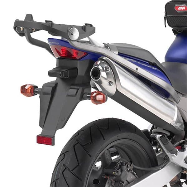 Givi Monokey/monolock Top Bagagebærer Bagpå Honda Hornet 600 Sort