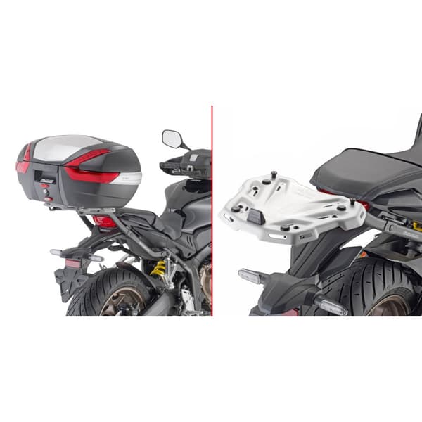 Givi Monokey/monolock Honda Cb 650 R Toppbox Bakmontering Svart