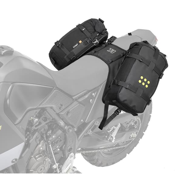 Kriega Overlander-s Yamaha Tenere 700 Takalaukun Pohja Musta