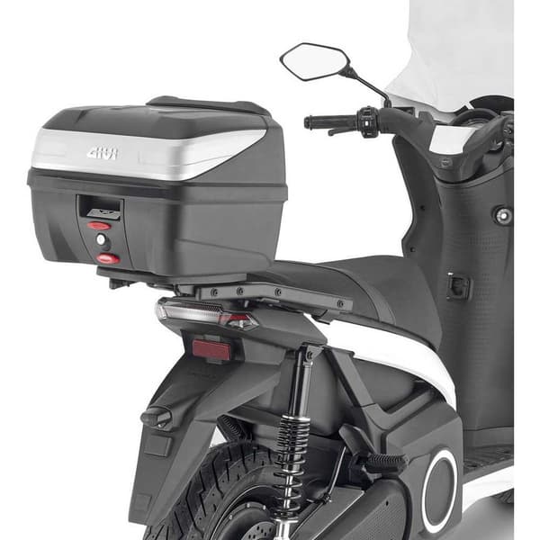 Givi Seat Mo/silence S01 Yläkotelon Takaosan Kiinnitys Hopeinen