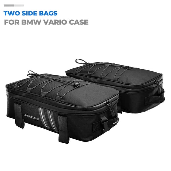 Bagagebøjler, Kompatibel med BMW R1200 & R1250 GS, Vario Kufferter Kompatibel, Stor taske