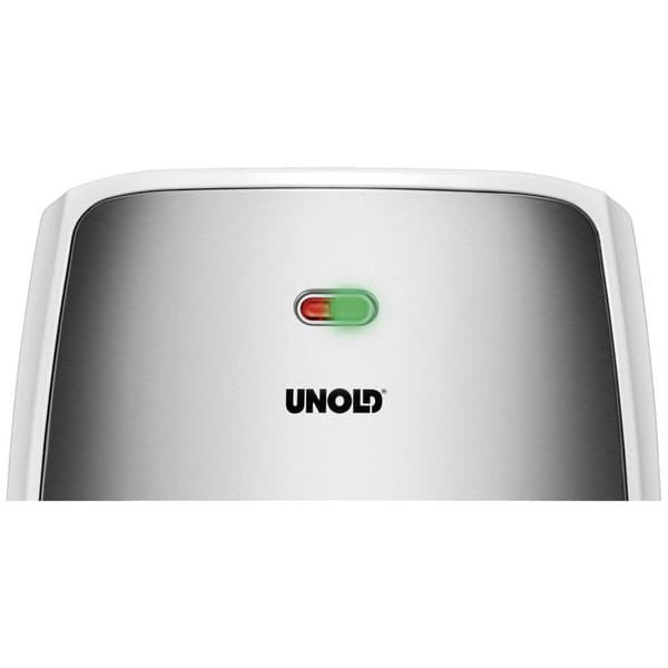 Unold Quadro Smörgås-brödröst hopfällbar Vit, Svart
