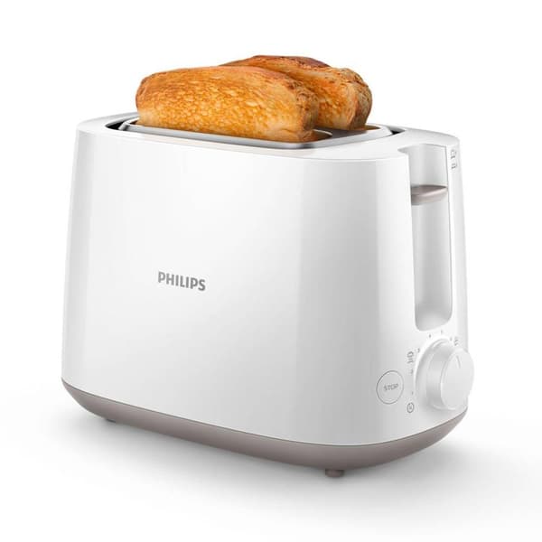 Philips Home HD2581/00 Brödrost med brödvärmare Vit