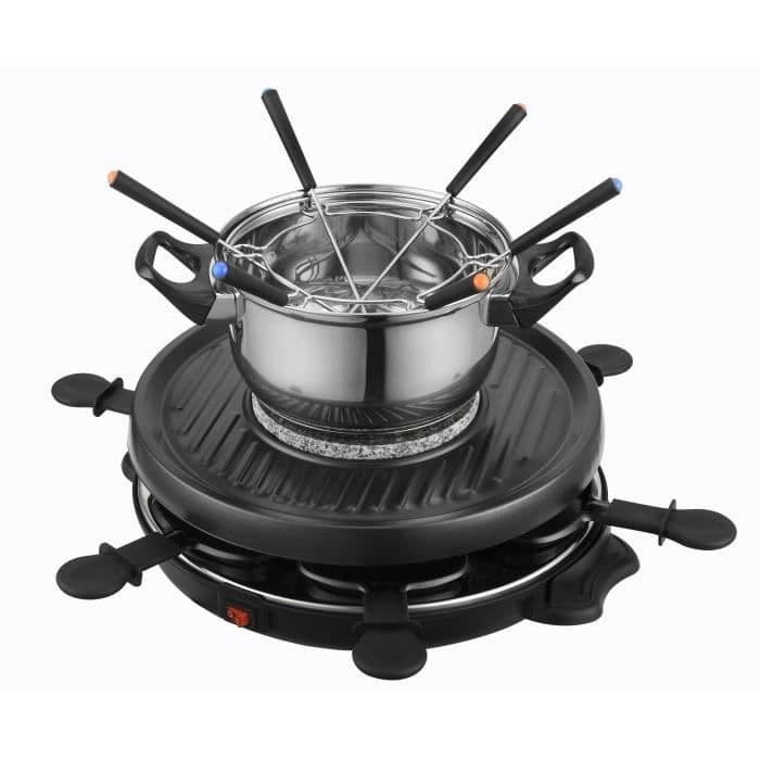 KALORIK TKG RAC1010FO Raclette ja fondue-kone 6 henkilöä - musta