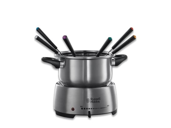Russell Hobbs Fiesta, 6 henkilö(t), 2 L, Musta, Ruostumaton teräs, Pyöreä, Ruostumaton teräs, 1200 W