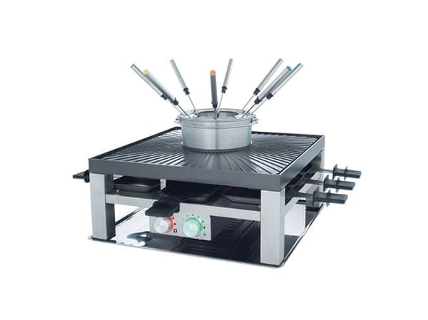 Solis Combi Grilli 3 in 1, 8 hlö(t), Ruostumaton teräs, 2 vyöhyke(t), Ruostumaton teräs, Työtaso, 355 mm